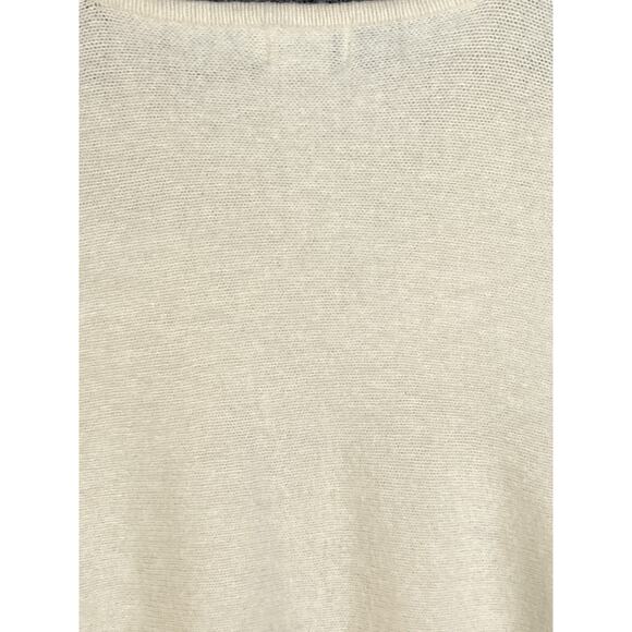 Carducci Angora Sweater Women’s Medium Cream Embellished Holiday Glam Retro ‘80s - Picture 14 of 16